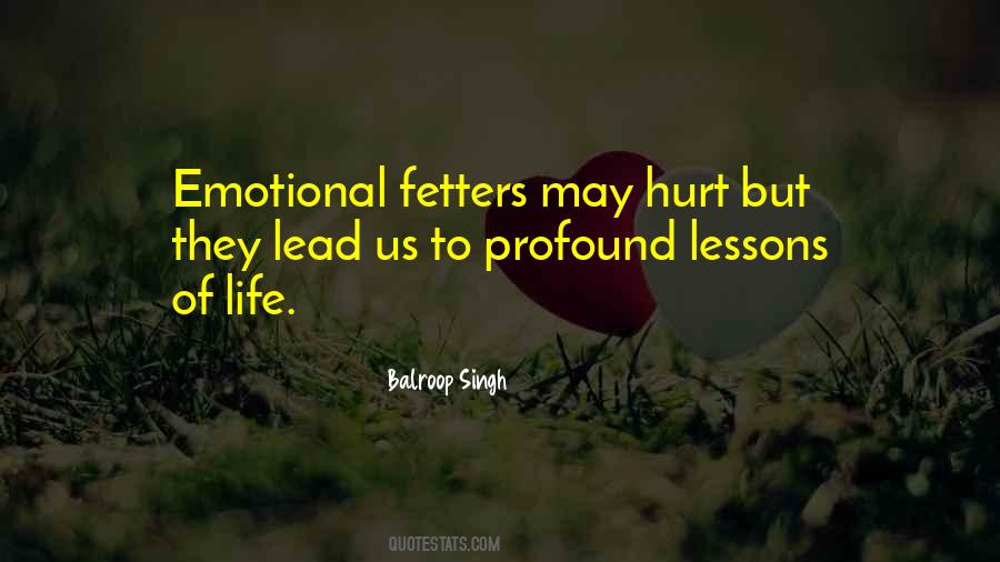 Quotes About Hurt Emotions #1472948