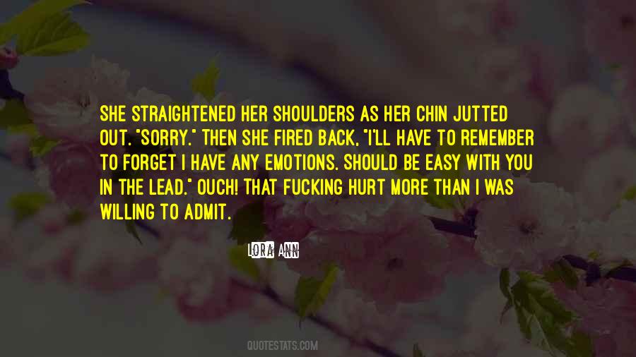 Quotes About Hurt Emotions #953036