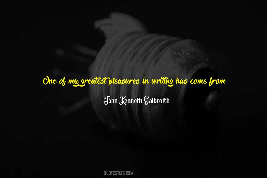 Greatest Pleasures Quotes #86833