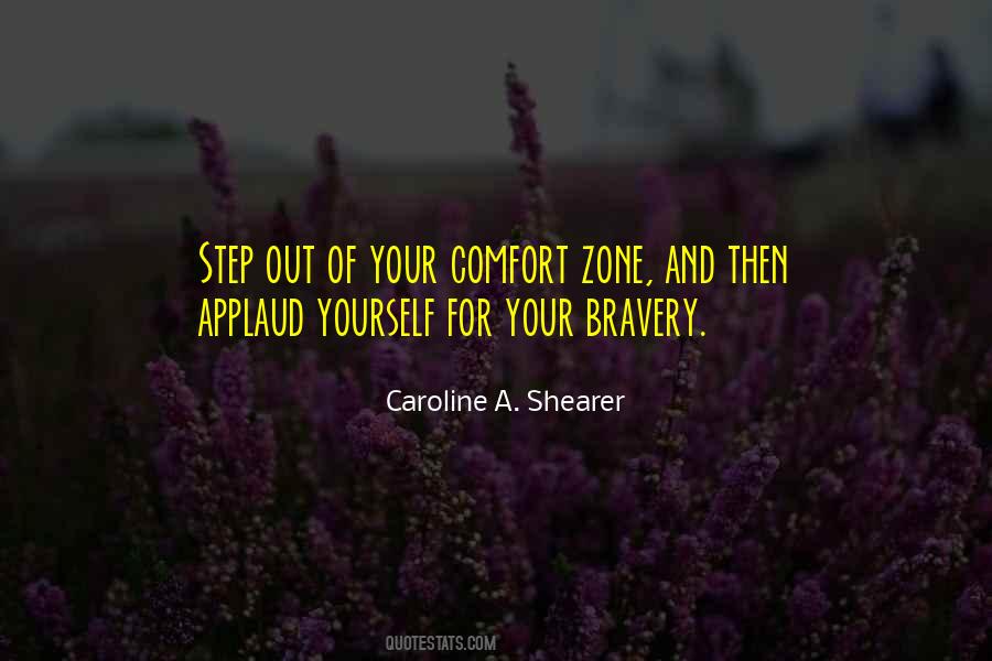 Quotes About Going Outside Comfort Zone #63341