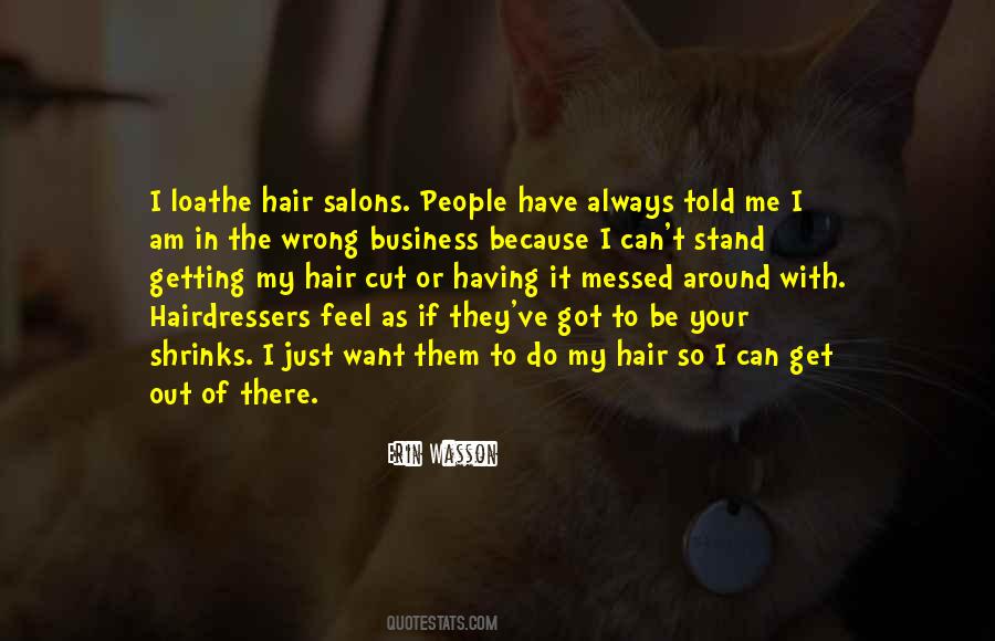 Quotes About Hair Salons #52001