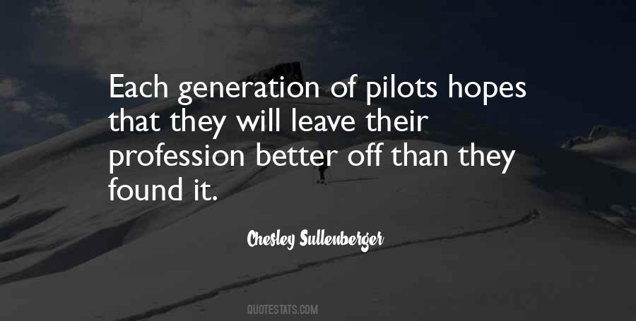 Quotes About Pilots #548666 Quotes About Pilots #548666