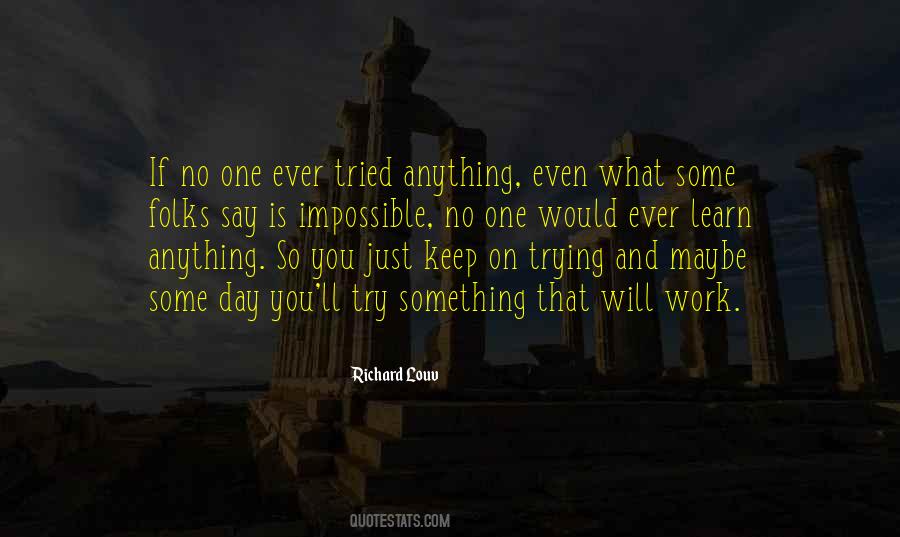 Quotes About Keep Trying #130069 Quotes About Keep Trying #130069