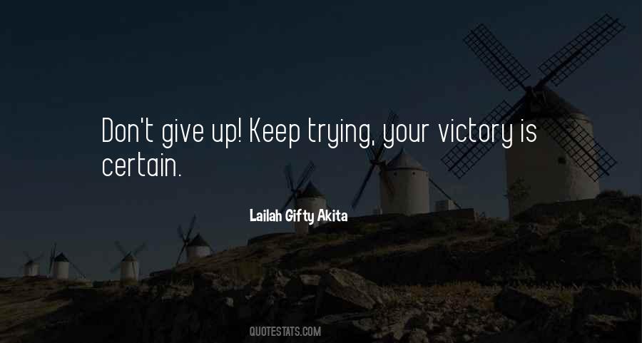 Quotes About Keep Trying #1399724