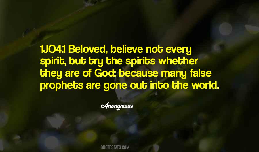 Quotes About False Prophets #1178920