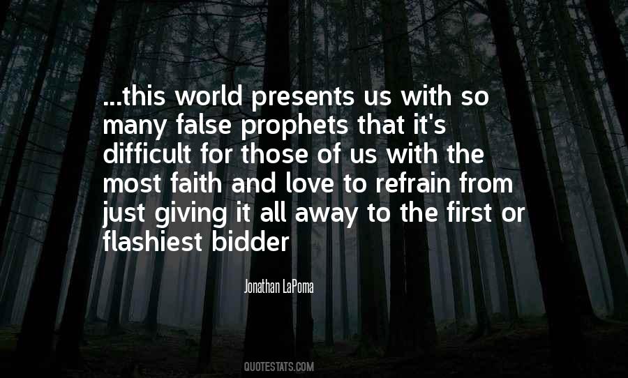 Quotes About False Prophets #1468989