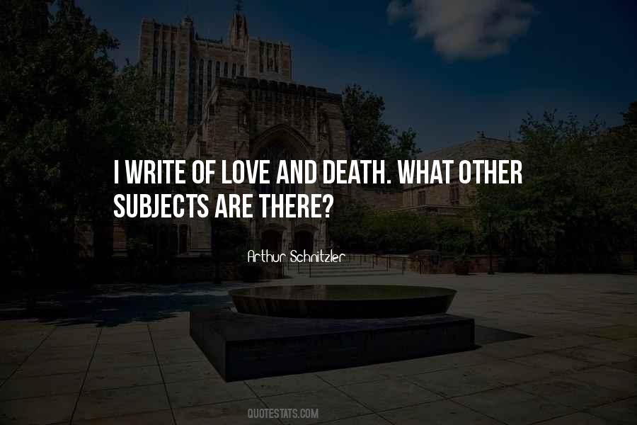 Quotes About Love And Death #1676415