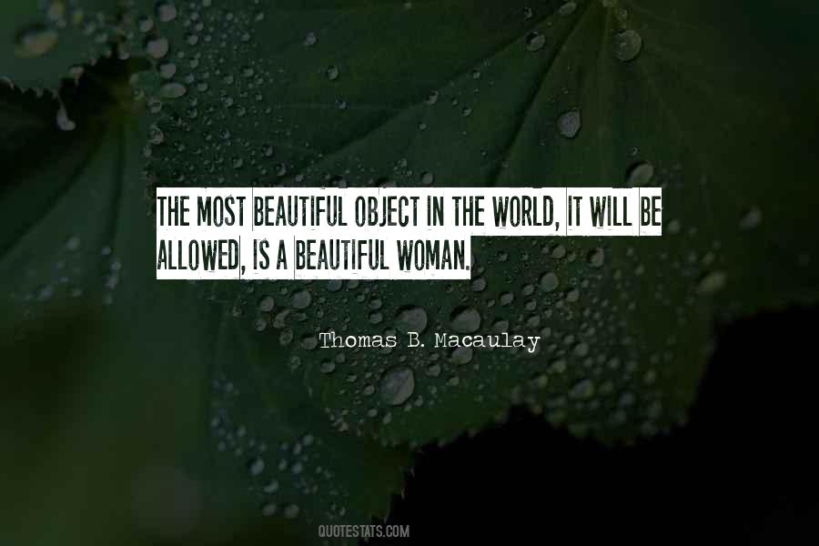 Most Beautiful Woman Quotes #7479