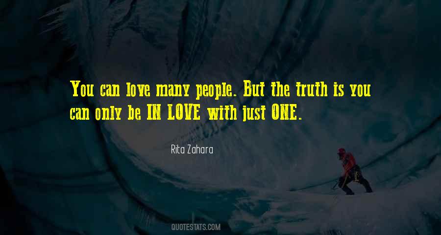 Quotes About The Only One You Love #241896