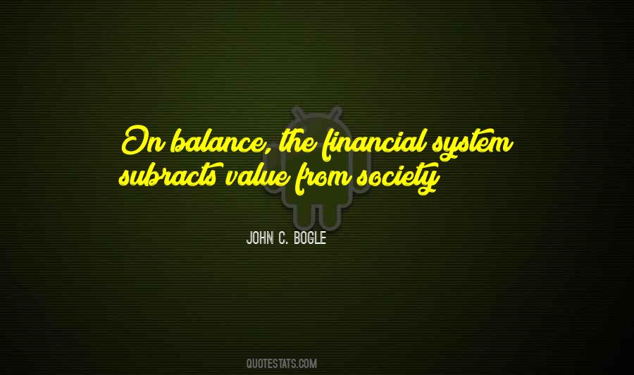 Financial System Quotes #1167542