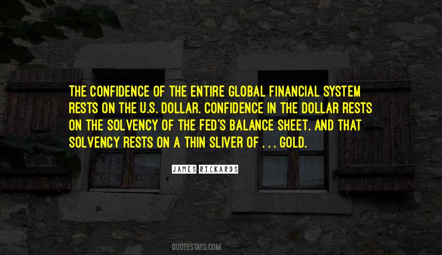 Financial System Quotes #1190252