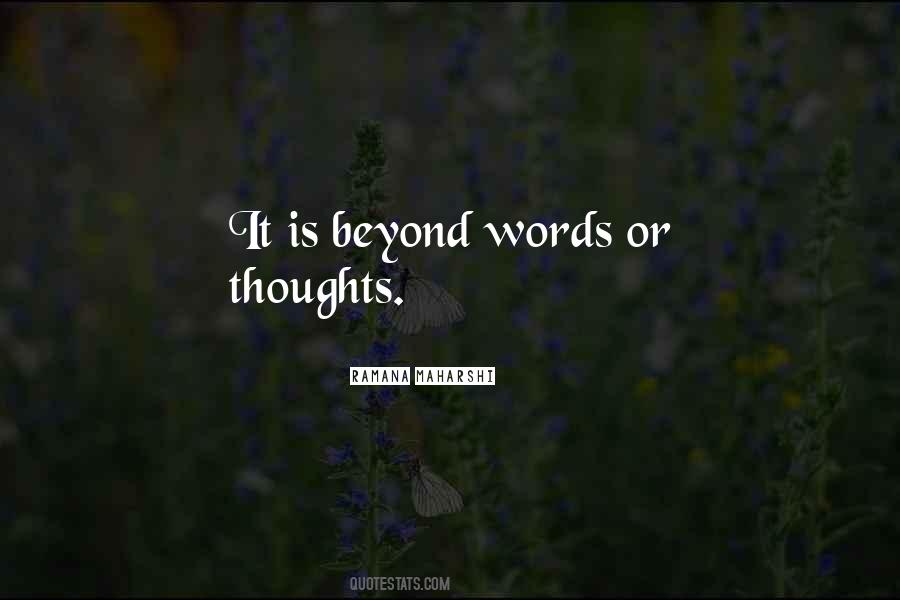 Words Or Thoughts Quotes #428461