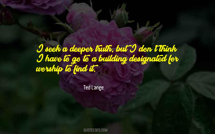 Deeper Faith Quotes #1454559