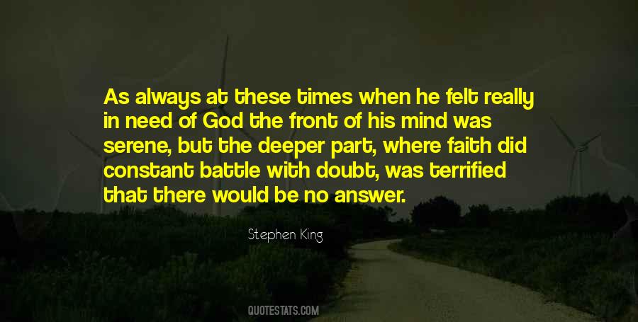 Deeper Faith Quotes #1501255