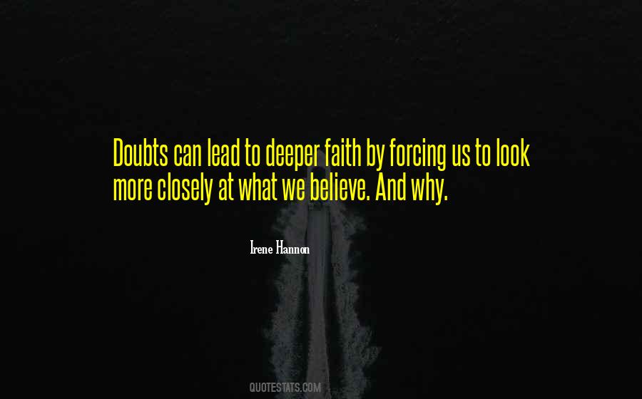 Deeper Faith Quotes #431447