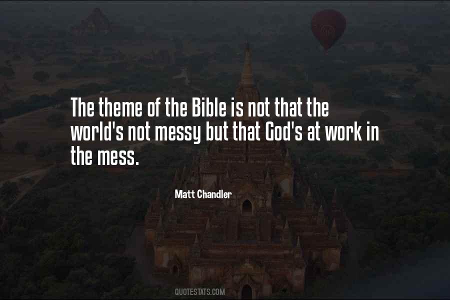 Quotes About The World In The Bible #1153486