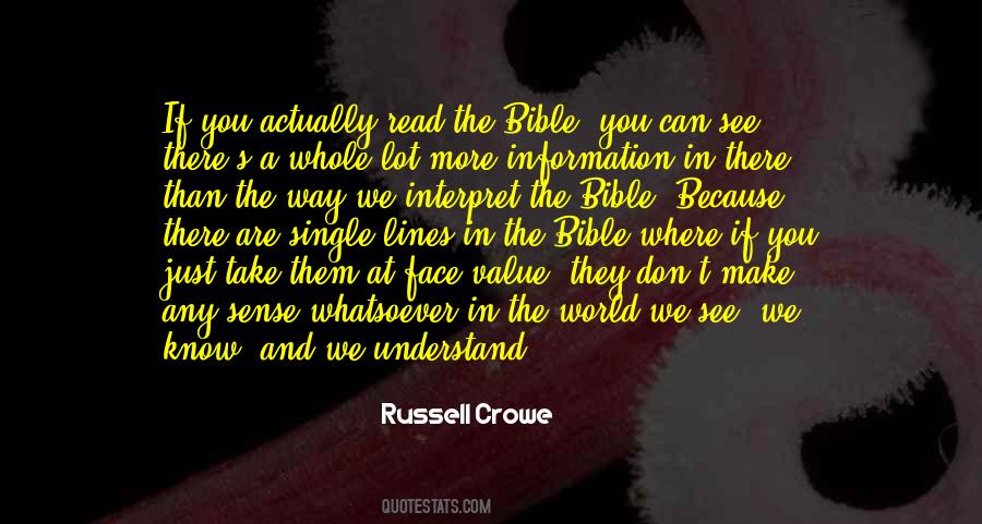 Quotes About The World In The Bible #1184777