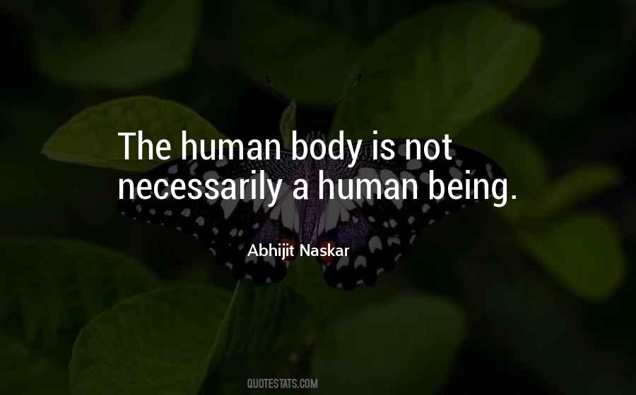 Quotes About The Human Body #1743155