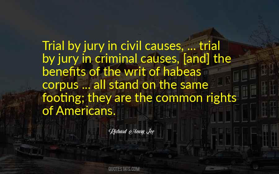 Quotes About Trial By Jury #1663017