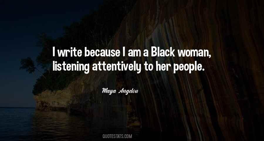 Quotes About A Black Woman #125064