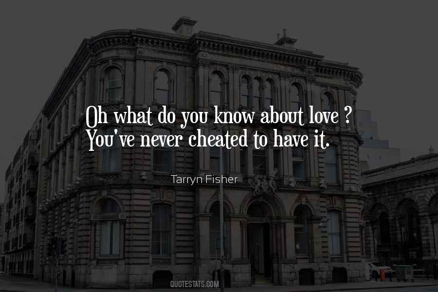 Quotes About Cheated Love #332702