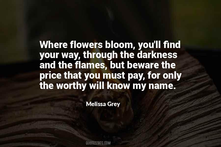 Quotes About Flowers And Darkness #1270168