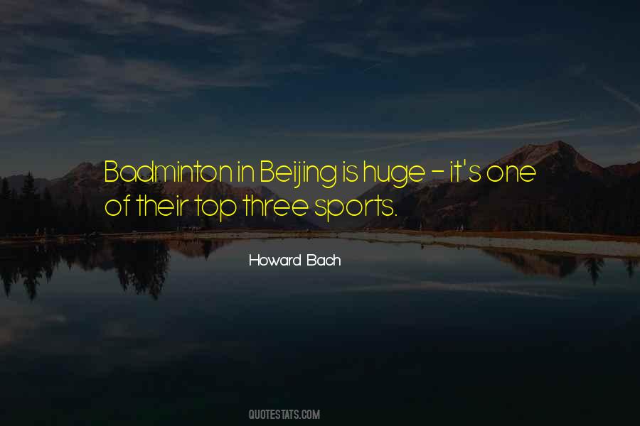 Quotes About Sports Badminton #1440181