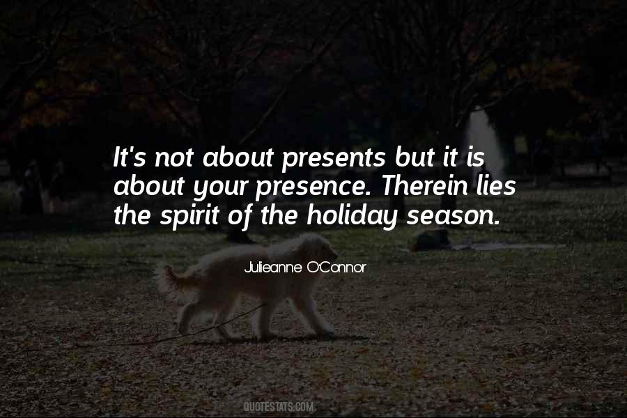 Quotes About The Holiday Season #1124852