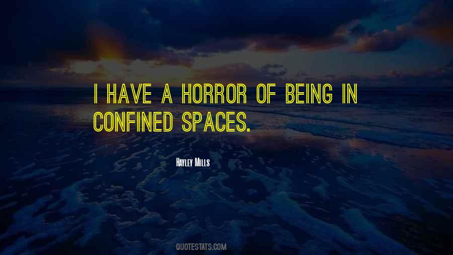 Quotes About Confined Spaces #1861162
