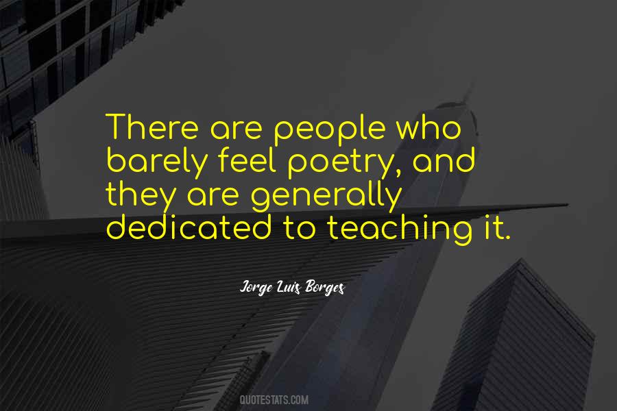 Dedicated People Quotes #361019