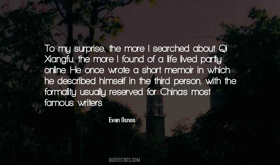 Quotes About Famous Life #112736
