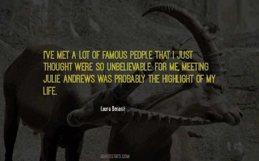 Quotes About Famous Life #571031