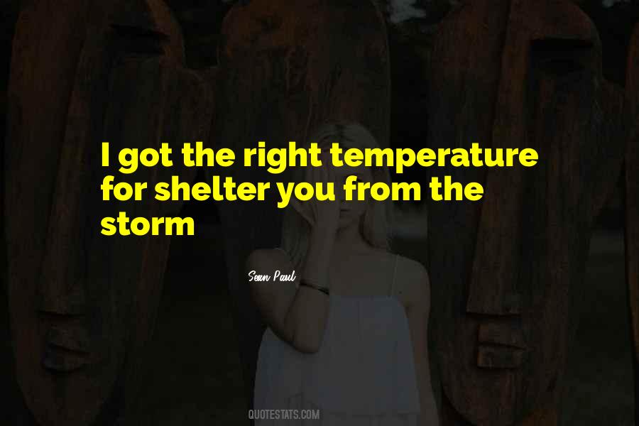 Quotes About Shelter From The Storm #1042481