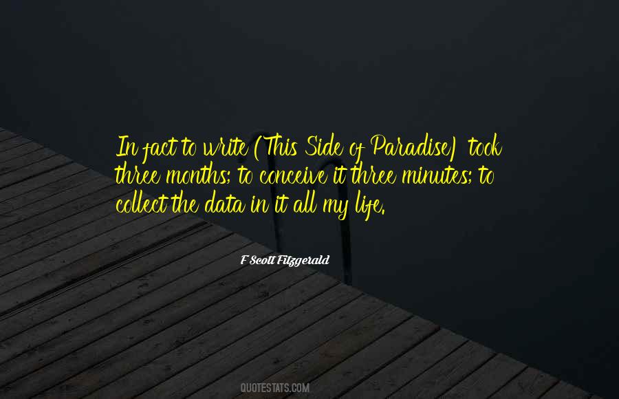 F Scott Fitzgerald This Side Of Paradise Quotes #1830582