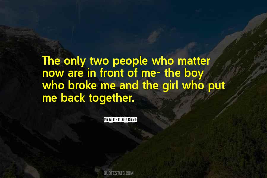 Only People Who Matter Quotes #737499