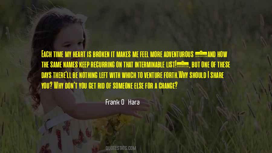 Frank O Hara Quotes #1863423