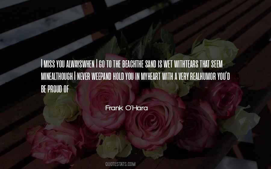 Frank O Hara Quotes #617098