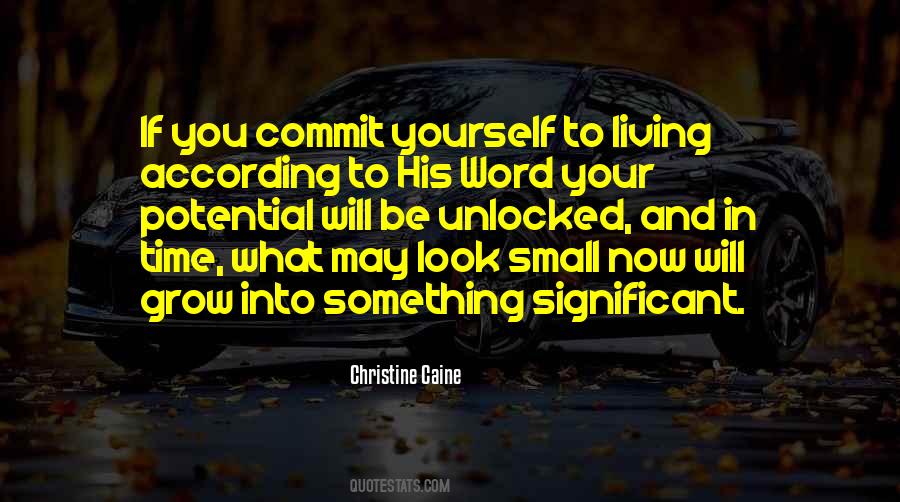 Commit Yourself Quotes #1568558