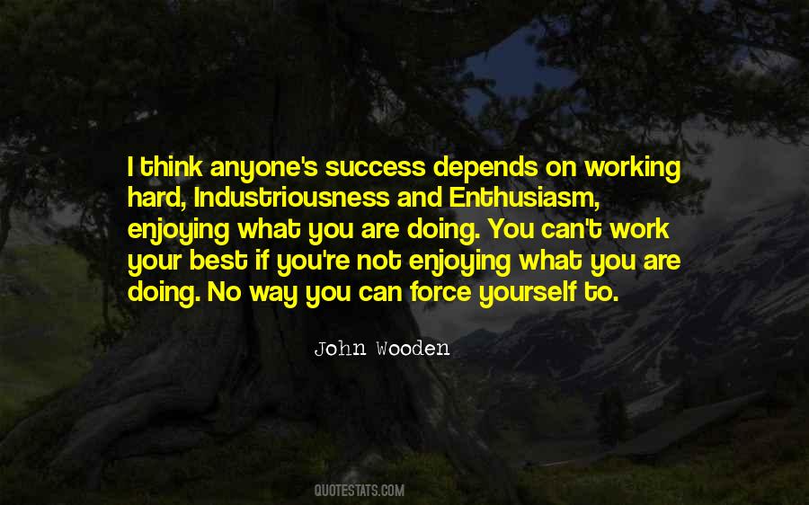 Quotes About Enjoying Your Work #1465063