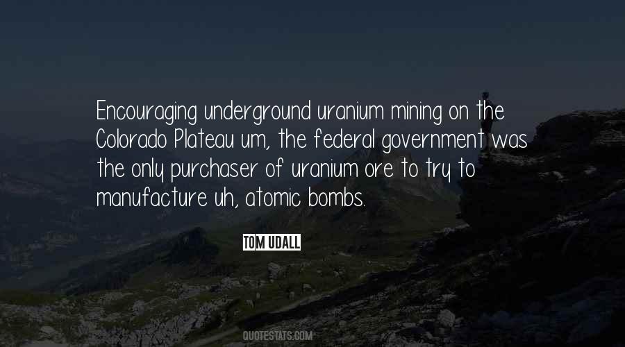 Quotes About Atomic Bombs #1275554