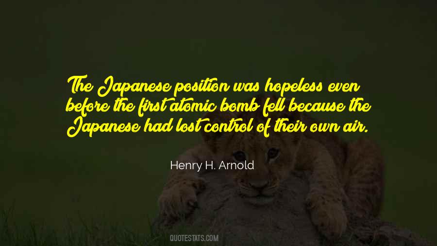 Quotes About Atomic Bombs #1406505