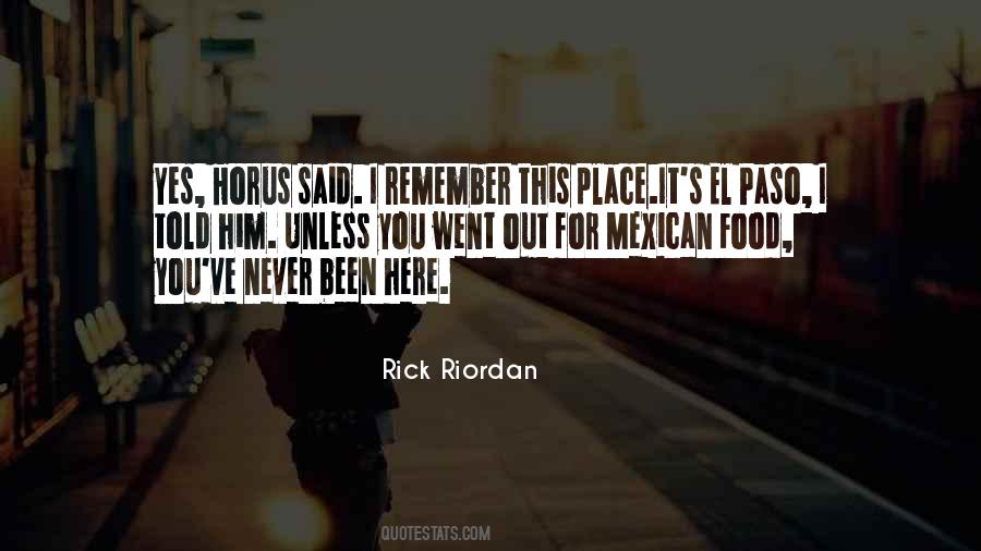Quotes About El Paso #513689