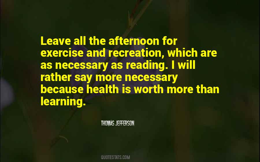 Quotes About Health And Exercise #890323