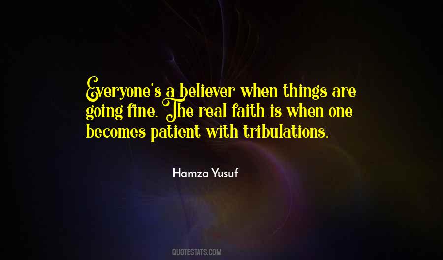 Quotes About Tribulations #1584418
