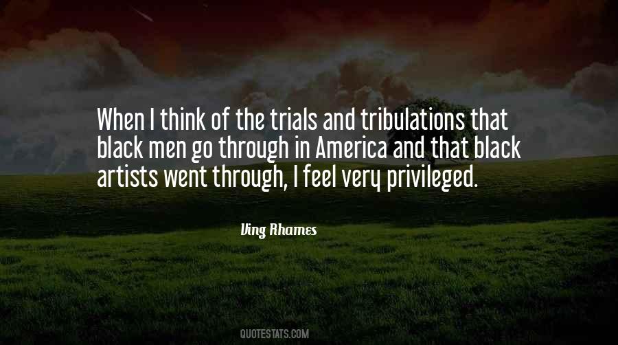 Quotes About Tribulations #468699