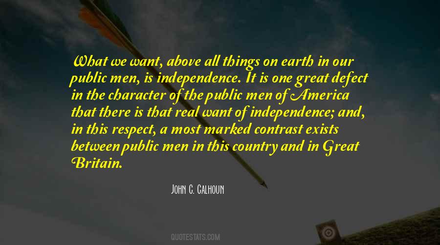 Quotes About Country Independence #1339350