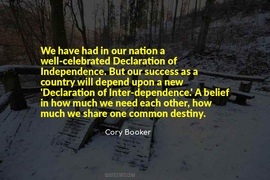 Quotes About Country Independence #1531306