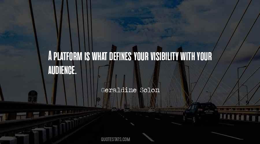 Quotes About Visibility #1180317