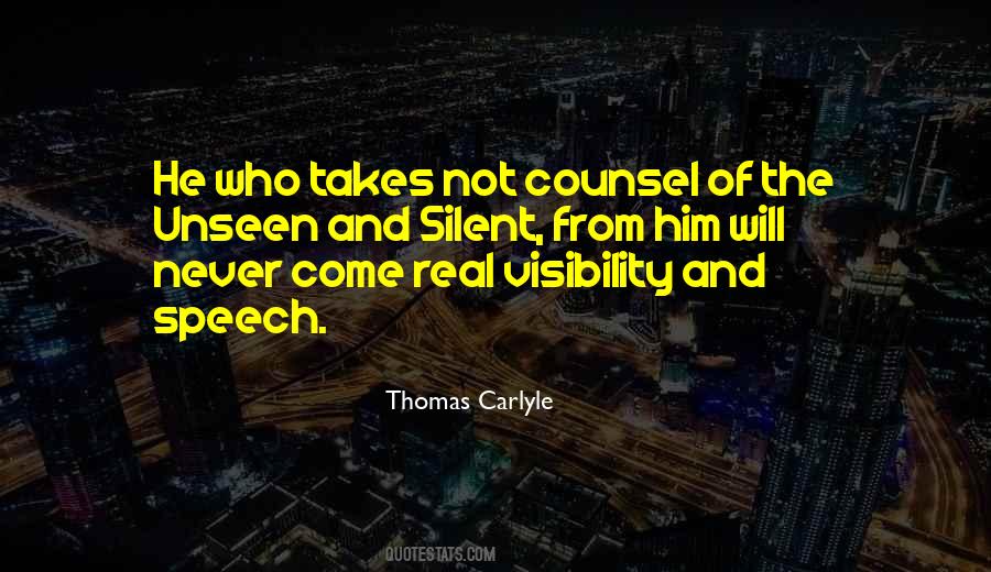 Quotes About Visibility #122804