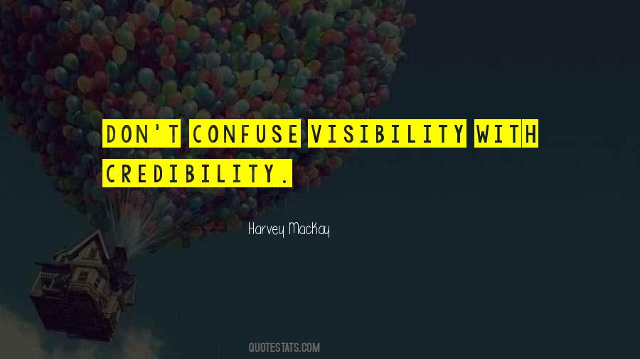 Quotes About Visibility #1375366